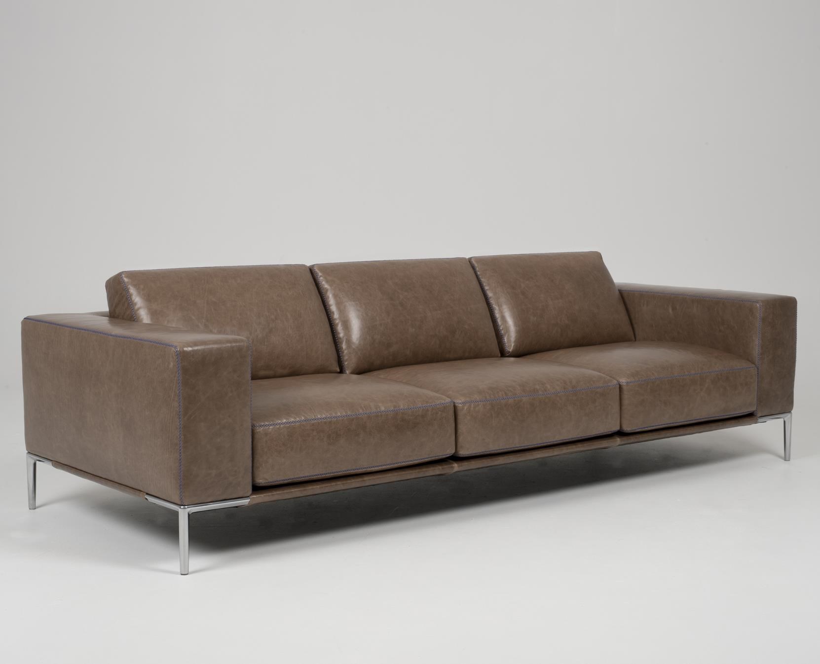 Copenhagen leather clearance couch